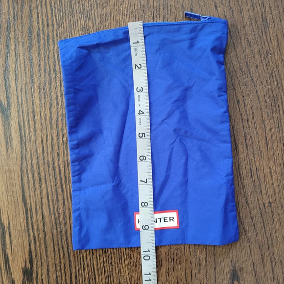 Hunter Blue Zippered Pouch LIKE NEW - Picture 5 of 6